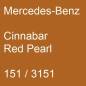 Preview: Mercedes-Benz, Cinnabar Red Pearl, 151 / 3151.